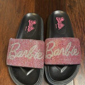 New Condition- Rhinestone Barbie Slides